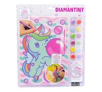 DIAMANTINY Design Art Kawaii - Unicornio con globos, multicolor, 90017
