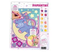 DIAMANTINY Design Art Kawaii - Unicornio con luna, multicolor, 90019