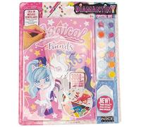 DIAMANTINY Design Art Magical Friends, 1 cuadro con animales mágicos para colorear con gemas efecto 3D crystal art