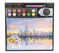 DIAMANTINY Level Up - City - Actividades Crystal Art, Diamond Painting Kit, Manhattan