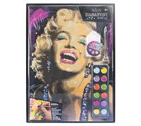 DIAMANTINY Level Up - PLUS Celebrities I - Actividad Crystal Art, Diamond Painting Kit, Marilyn, A4, 96451