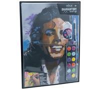 DIAMANTINY Level Up - PLUS Celebrities II - Actividad Crystal Art, Diamond Painting Kit, Michael Jackson, A4, 96457