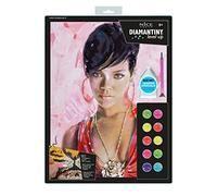 DIAMANTINY Level Up - PLUS Celebrities III - Actividad Crystal Art, Diamond Painting Kit, Rihanna, A4, 96462