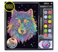 DIAMANTINY Level Up - Pop II Nice Group Creative Art, Diamond Painting Kit, Crea El Mosaico Lobo