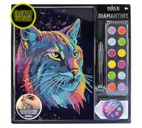 DIAMANTINY - Lince Pop II - Pintura por números, color animal, 21 x 29,7 x 0,3 cm, 96025