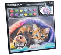 DIAMANTINY - Los mejores amigos Pets-pintar por números, multicolor, A4, 96112