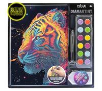 DIAMANTINY - Tigre Pintura por números, multicolor, 21 x 29,7 x 0,3 cm, 96026