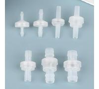Diámetro 3mm 4mm 5mm 6mm 8mm 10mm 12mm válvula de retención de plástico Pagoda de 1 vía tapón de fluido de agua líquida de Gas sin retorno en línea(8mm)