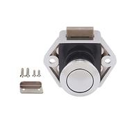 Diámetro de 20mm for Camper Car Push Lock RV Caravana Barco cajón for pestillo cerraduras botón for herrajes for Muebles E8BC,Ahorro de Espacio Compacto(Small)