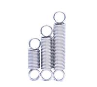 Diámetro de alambre de resorte de tensión 0.3-0.5mm Longitud 10-200mm Cylindroid Extensión helicoidal resorte, 0.3x6x50mm, 10 por ciento