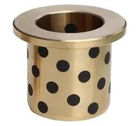 Diámetro interior del buje sin aceite de grafito de bronce con bridas. Paquete de 5 de 5 a 12 mm.(14x2mm-5x9x12)