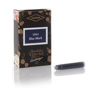 Diamine Cartuchos de tinta 150th Anniversary (20 unidades), color azul y negro