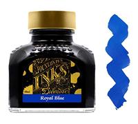 Diamine - Frasco de tinta de pluma estilográfica de 80 ml turquesa, color ámbar