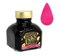 Diamine - Frasco de tinta de pluma estilográfica de 80 ml turquesa, color Hope pink