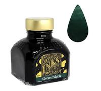 Diamine - Frasco de tinta de pluma estilográfica de 80 ml turquesa, color Vert Woodland