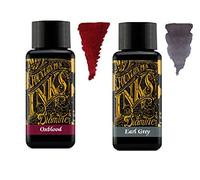 Diamine Tinta de Pluma Estilográfica 30ml - 2 x Botellas - Oxblood & Earl Grey