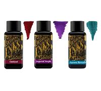 Diamine Tinta de Pluma Estilográfica 30ml - 3 x Botellas - Oxblood & Imperial Purple & Aurora Borealis