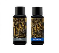 Diamine Tinta de Pluma Estilográfica 30ml - Earl Grey & Oxford Blue - 2 x Botellas