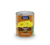 DIAMIR rodajas de piña en almíbar lata 490 gr