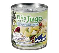 DIAMIR rodajas de piña en su jugo lata 425 grs