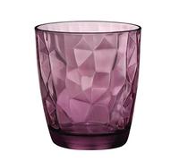 Bormioli Diamond Vasos, 0.39 litros, Vidrio, Roccia Viola