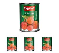 DIAMOND Arbutus ligeramente endulzado, para ensaladas de frutas exóticas y batidos - 1 x 540 ml (Paquete de 4)