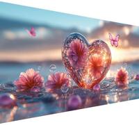 Diamond Art Amar, Flor Diamond Painting for Adults Beginner, Round Full Drill Painting by Numbers for Adults, Dimond Art Crafts Pictures Embroidery Kit, Home Decor, Gifts for Women, 80x160cm,Model522