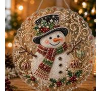 Diamond Art Kits For Adults Christmas Pearl Suncatcher Decor (#G 8in)