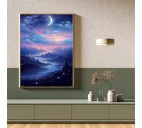 Diamond Art Kits for Adults,Star Rock 5D Square Diamond Painting Kits,DIY Full Drill Crystal Rhinestone Canvas Embroidery Picture for Home Decor Gift(75x95cm)