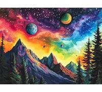 Diamond Art MontañAs, Planeta Diamond Painting for Adults Beginner, Full Drill Painting by Numbers for Adults, 5D Dimond Art Pictures Embroidery Kit, Home Decor, Gifts for Women, 30x40cm,Model657