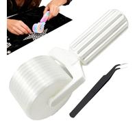 Diamond Art Roller - 3D Diamond Painting Roller Tools, Multipurpose Diamonds Art Straightening Tool, Detachable Diamonds Painting Accessories, Easy Grip Hand Pressing for Craft Lover Gift (F)