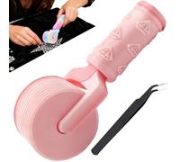 Diamond Art Roller - 3D Diamond Painting Roller Tools, Multipurpose Diamonds Art Straightening Tool, Detachable Diamonds Painting Accessories, Easy Grip Hand Pressing for Craft Lover Gift (H)