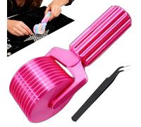 Diamond Art Roller - 3D Diamond Painting Roller Tools, Multipurpose Diamonds Art Straightening Tool, Detachable Diamonds Painting Accessories, Easy Grip Hand Pressing for Craft Lover Gift (B)