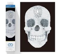 DIAMOND DOTZ 2524928 Original 5D Diamond Painting Set de Calavera de Cristal, Kit de Pintura de Diamantes DIY con Diamantes Redondos para Adultos y Niños a partir de 12 años Intermedio