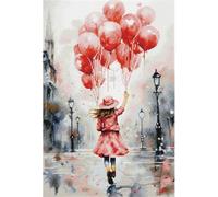 DIAMOND DOTZ 2593780 Original 5D Diamond Painting Set Globos, Kit de pintura de diamante DIY con brillantes redondos, a partir de 12 años, Intermedio