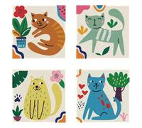 DIAMOND DOTZ 2594243 Original 5D Diamond Painting Mini Dotz Set Gatos DIY Kit de pintura de diamantes con piedras brillantes extra pequeñas para adultos y niños a partir de 14 años Intermedio