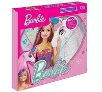 DIAMOND DOTZ DBX.094 Barbie Original 5D Diamond Painting Set DOTZ Box I Believe, Kit creativo con piedras de mosaico de diamantes brillantes, juego de pintura aprox. 28 x 28 cm, juego completo para