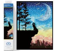 DIAMOND DOTZ Diamond Painting de Alturas Románticas. Cuadro de Diamantes 5D de Paisaje. Kit Completo de Pintura con Diamantes Nivel Intermedio de 40 x 30 Cms