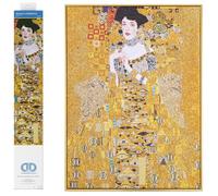 DIAMOND DOTZ Diamond Painting de Klimt. Cuadro de Diamantes 5D de La Dama de Oro. Kit Completo de Pintura con Diamantes de 91.00 x 67.00 cm