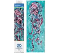 DIAMOND DOTZ Diamond Painting de Pulpo Bailarín. Cuadro de Diamantes 5D de Animales. Kit Completo de Pintura con Diamantes Nivel Intermedio de 75 x 27 Cms