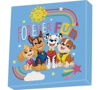 Diamond Dotz Dotz Box - Kit de pintura con diamantes Patrulla Canina, 28x28 cm