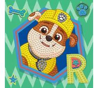 Diamond Dotz Dotzies: Paw Patrol, Rubble set de creación de imagen con diamantes - 18 x 18 cm