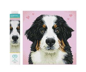 DIAMOND DOTZ DQ7-001 Squares Say Hello to Zuzuzu, Aproximadamente 29 x 29 cm, Pintura de Diamante Brillante para niños y Adultos, Multicolor