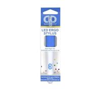 DIAMOND DOTZ Freestyle Ergo óptico, accesorio de pintura de diamante 5D, lápiz aplicador ergonómico con LED superbrillante, color azul, c1