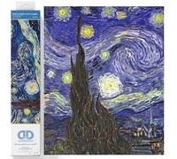 DIAMOND DOTZ intermedio, DD9 Pintura, Kit para Principiantes, Plástico Cera Lienzo Resina, Noche Estrellada, 50,8 x 40,6 cm