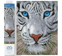 DIAMOND DOTZ Kit de pintura para principiantes, magia blanca, 34 x 42 cm