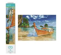 DIAMOND DOTZ- Kit intermedio DQ10, Color escapada tailandesa, 52 x 35cm (DQ10.006)