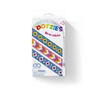 DIAMOND DOTZ Pulseras Diamond Painting Personalizables. Pack de 3 Brazaletes Ajustables de Pintura con Diamantes. DIY Manualidades de Diamantes 5D para Niños y Adultos