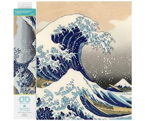 Diamond Dotz The Great Wave Off Kanagawa Ocean - Kits de pintura de diamantes para adultos, kit de arte de diamantes, un kit de manualidades creativo relajante con gemas de puntos, 22.4 x 15.4