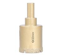 Diamond Drill Bits Glass Hole Opener Professional Precision Cutting Smooth Edges High Efficiency for Glass Ceramic Tiles Stone 32mm 1.3in Diameter 66mm 2.6in Length